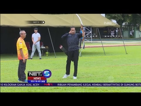 Jokowi Giat Berlatih untuk Ikuti Kejuaraan Panahan Bogor Terbuka - NET5