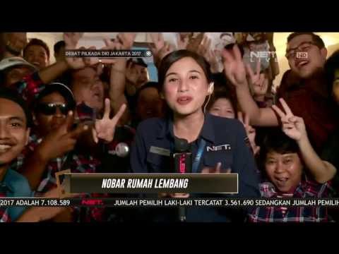 Live Report Kemeriahan Nobar Debat Perdana Pilkada DKI Pendukung Ahok Djarot