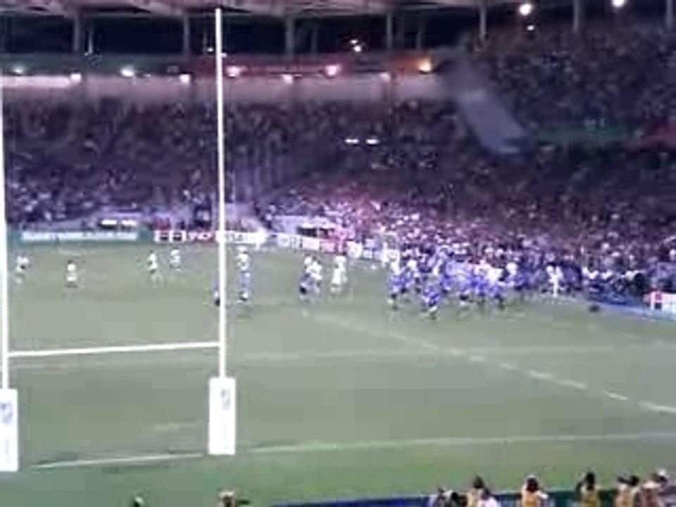 France - Namibie : Entrée des joueurs
