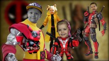 La señorita kathy, y el Señor Max juguetes de dibujos animados para niños de Deadpool familia dedos de una nueva serie de
