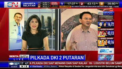 Ahok Terima Hasil Dua Putaran