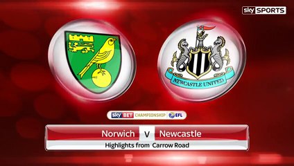 Norwich City 2-2 Newcastle United (CHAMPIONSHIP) Highlights