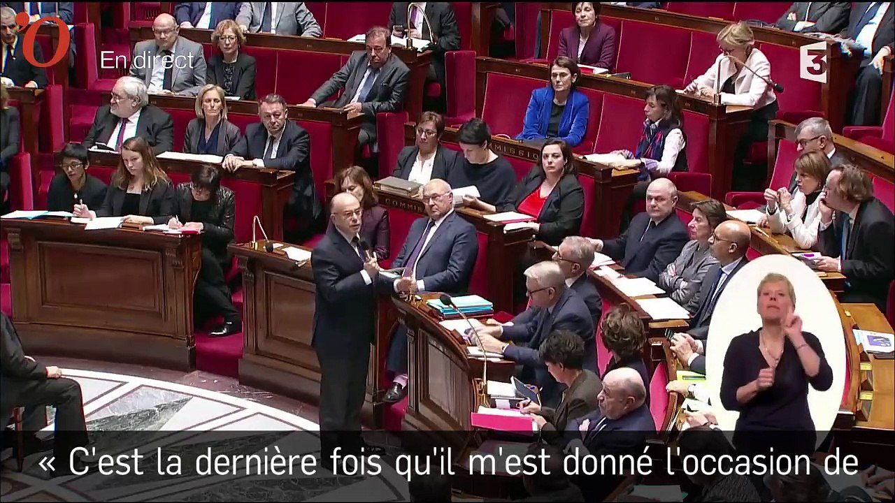 Séquence émotion : Bernard Cazeneuve fait ses adieux aux députés