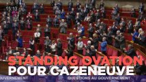 Standing ovation pour Cazeneuve à l'Assemblée nationale