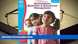 PDF Preschool ABC’s: Assessment, Behavior   Classroom Management (Early Years) For Kindle