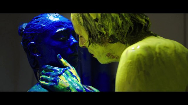 Grave - Extrait Jaune et bleu font vert