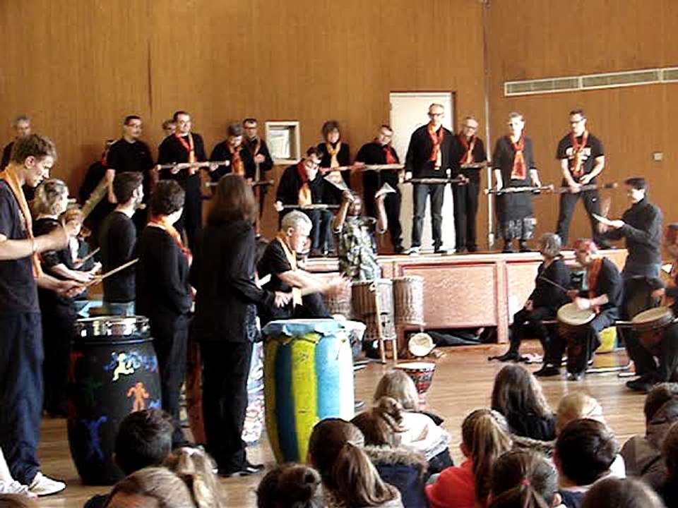 Big bidon band au collège de Cuiseaux le 15 02 17