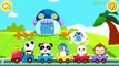 Learn Transport - Vehicle Themes - Baby Panda : Animated Stickers