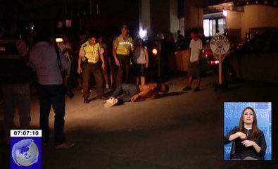 Un sujeto detenido por agredir a su esposa embarazada y a un policía