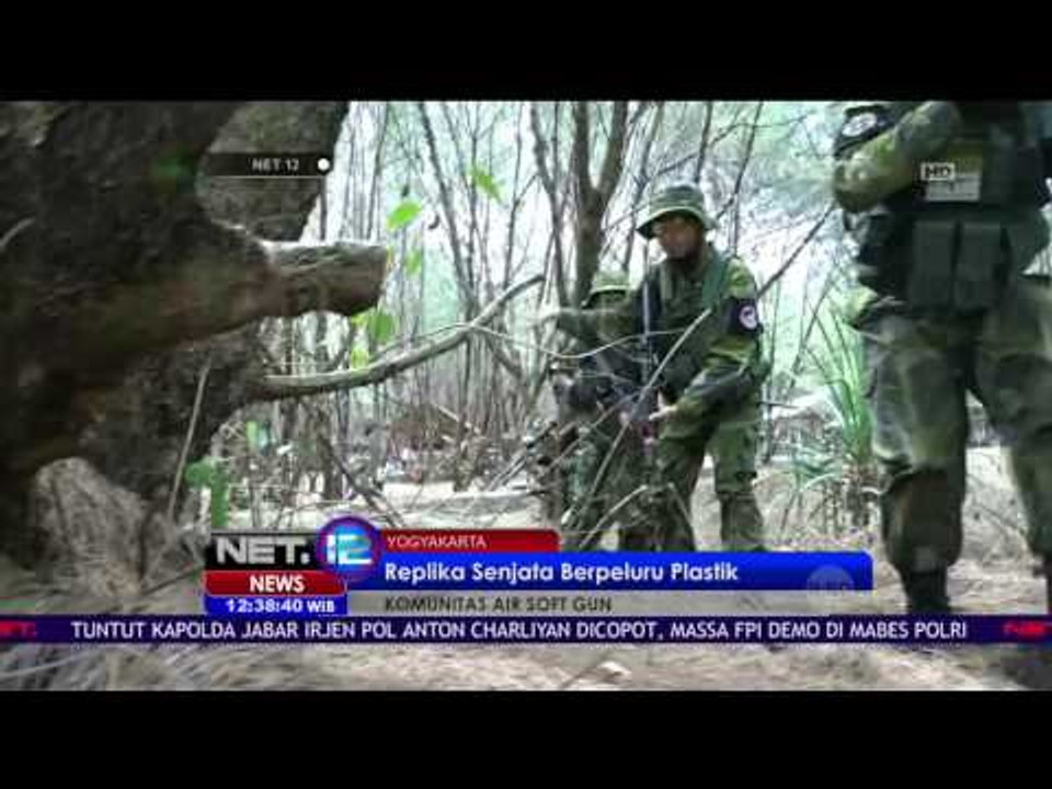 Saling Serang Terjadi dalam Pertempuran antar Komunitas Air Soft Gun di Yogyakarta - NET 12