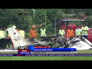 Pesawat Latih Jatuh, 2 Orang Luka - NET 16