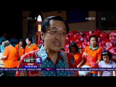 Warga Keturunan Bagikan Ribuan Makanan - NET 5