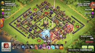 HEART BREAK RAID HOW TO PUSH YOUR TROPHIES 3 STAR RAIDS-CLASH OF CLANS STRATEGY