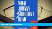 Epub  What Johnny Shouldn`t Read: Textbook Censorship in America Pre Order