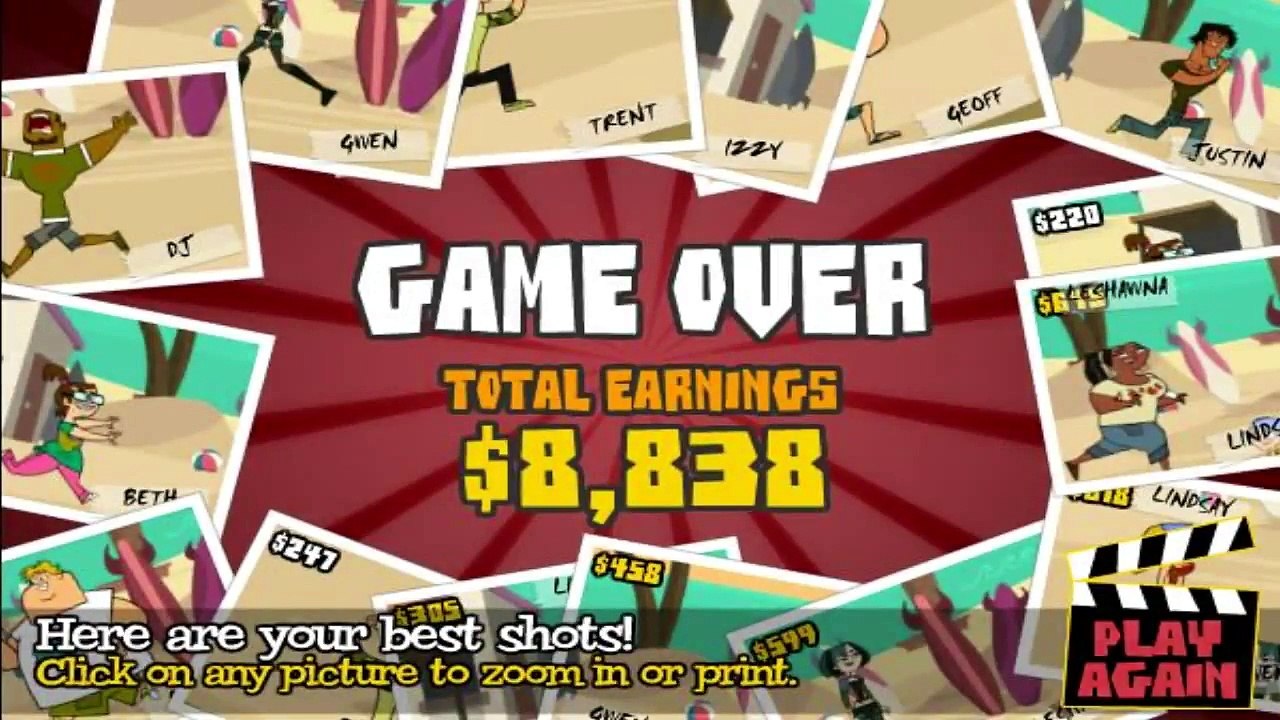 TOTAL DRAMA WORLD TOUR JUEGOS | TOTAL DE DINERO DE PANDAMONIUM | CARTOON NETWORK