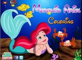 Páginas para colorear para los niños de la princesa Ariel de dibujos animados de Libro para COLOREAR de la princesa de Disney