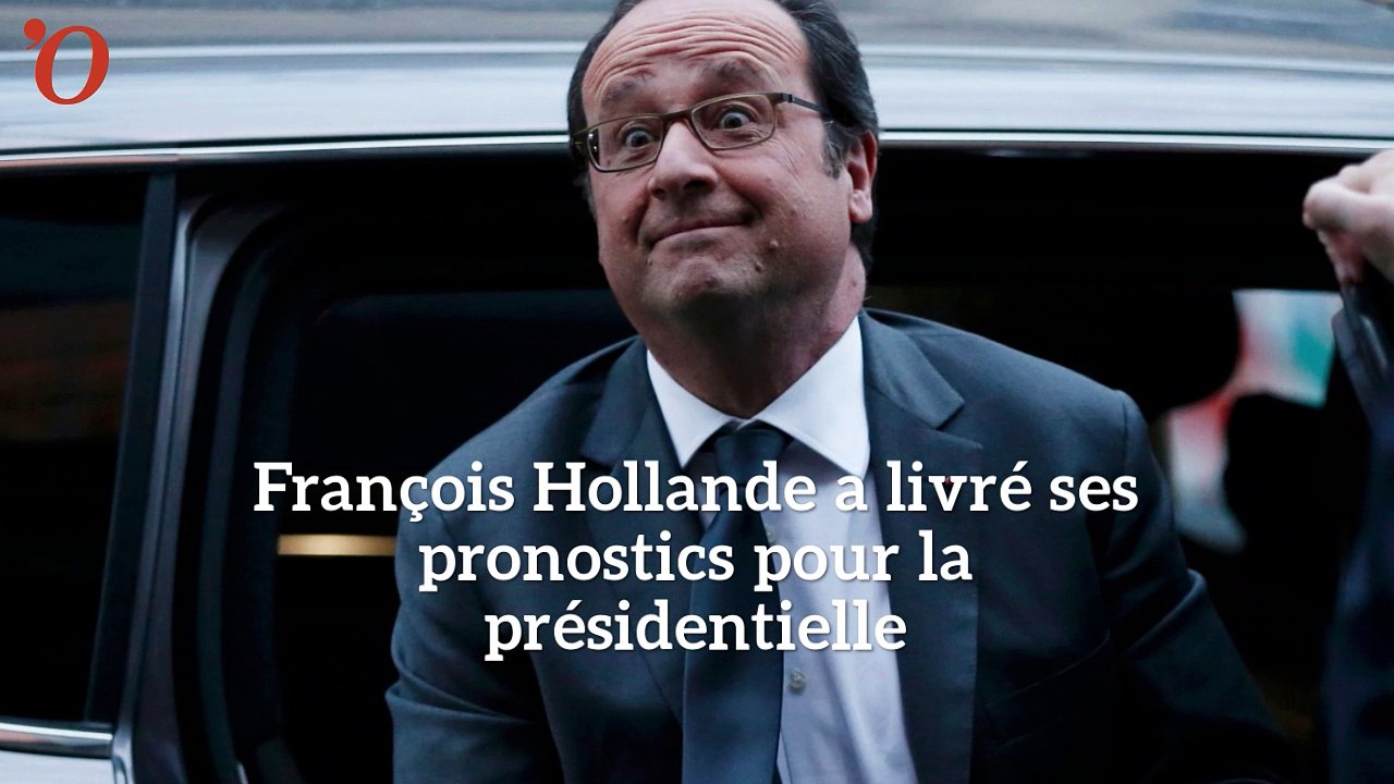 Présidentielle : les pronostics (éclairés ?) de François Hollande