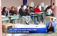 CNE llama a no hacer proselitismo luego de fin de campaña