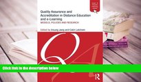 PDF Quality Assurance and Accreditation in Distance Education and e-Learning: Models, policies and