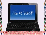 Asus Eee PC 1005P 257 cm (101 Zoll) Netbook (Intel Atom N450 1.6GHz 1GB RAM 160GB HDD Win 7