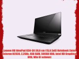 Lenovo NB IdeaPad G50-30 396 cm (156 Zoll) Notebook (Intel Celeron N2830 22GHz 4GB RAM 500GB