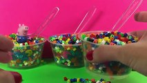 Rainbow Dippin Dots Surprise Toys Hello Kitty Peppa Pig Masha i Medved Toy Videos