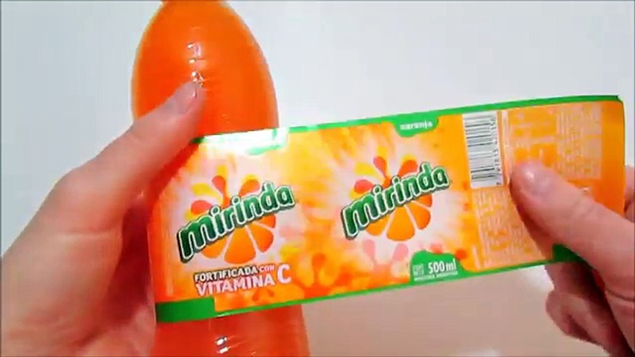 Como hacer una botella de Mirinda de gominola! Postre de gelatina