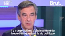 Fillon regrettait que la presse passe trop peu de temps sur les affaires d’éthique.