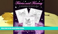 PDF  Fairies and Fantasy by Molly Harrison: Coloring for Adults and Older Fairy Lovers! Full Book