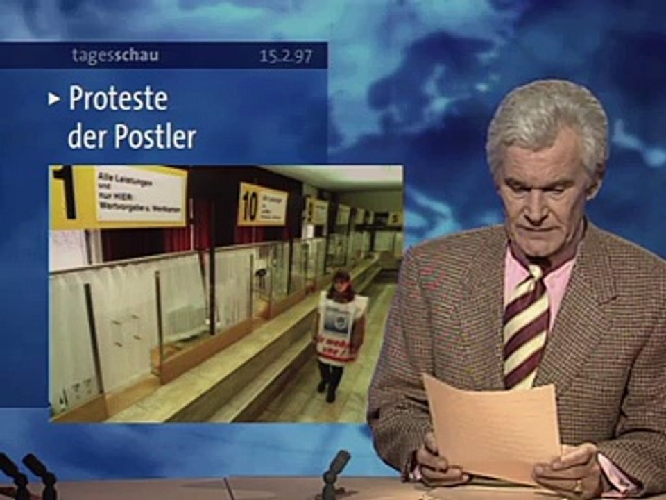 Tagesschau | 15. Februar 1997 20:00 Uhr (mit Wilhelm Wieben) | Das Erste
