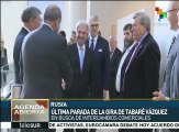 Presidente de Uruguay continúa gira de trabajo en Rusia