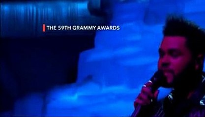 The Weeknd Live Performance At Grammy Awards Show 2017