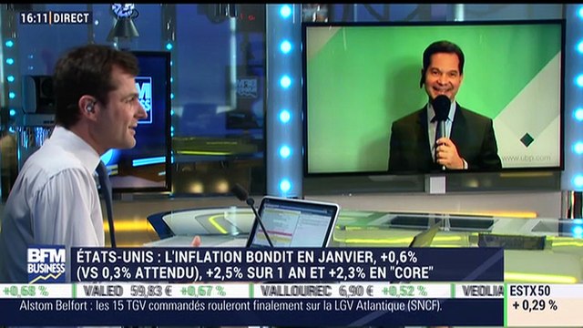 L'actu macro-éco: Les indicateurs d'inflation que suit la Fed sont un petit peu décalés par rapport à ceux qui ont été donnés , Patrice Gautry - 15/02