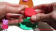 Play Doh How to make Peppa Pig and Muddy Puddles with Playdough!