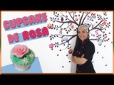 Como fazer Cupcake de Rosa em Pasta Americana