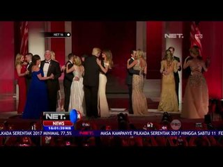 Usai Dilantik Sebagai Presiden, Donald Trump dan Ibu Negara Ikuti Tiga Pesta Dansa - NET 16
