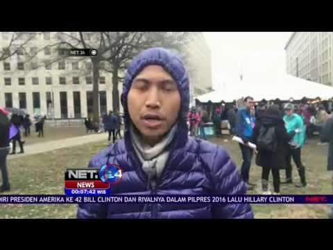 Live Report Aksi Unjuk Rasa Jelang Pelantikan Donald J. Trump - NET24