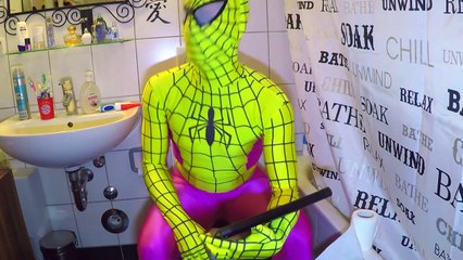 Spiderman vs Joker vs T-Rex Dinosaurio Ataque! Spider-man Secuestrado! Película De Superhéroes En Re