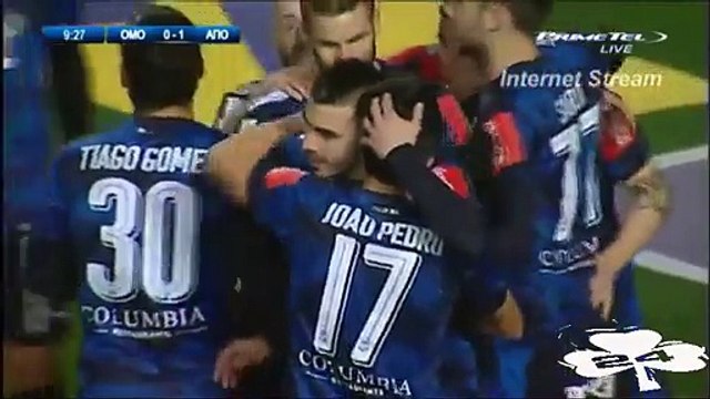Αντόν Μαγκλίτσα Γκολ - Ομόνοια 0-1 Απόλλων Λεμεσού - 15.02.2017