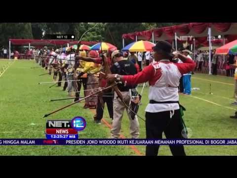 Presiden Joko Widodo dan Menpora Ikuti Kejuaraan Panahan - NET 12