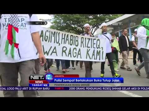 Aksi Dukung Rizieq Shihab, Polisi Sempat Berlakukan Buka Tutup Jalan - NET 12