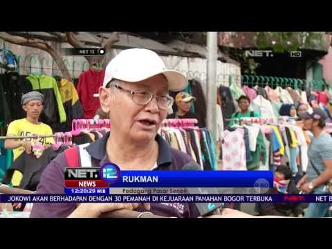Belum Dapatkan Tempat Baru, Pedagang Pasar Senen Gelar Lapak di Pinggir Jalan - NET 12