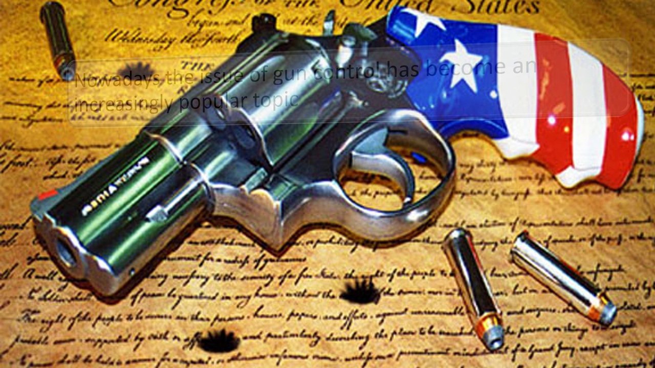 Gun Control Research Paper