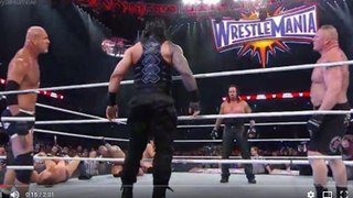 The most Beautiful Panch of Royal Rumble 2017 Goldberg,Brock Lesnar,Roman Reigns,Undertaker,Braun Strowman,Randy Orton
