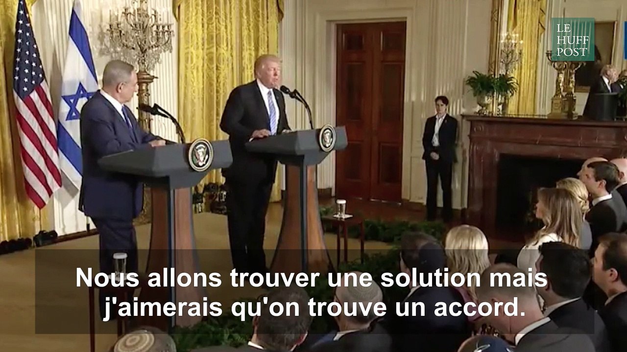 Benjamin Netanyahu n'a peut-être pas apprécié cette réponse de Donald Trump