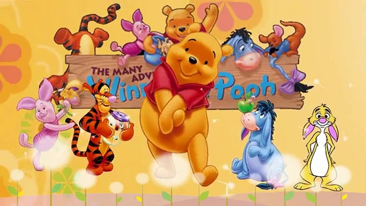 Winnie The Pooh Finger Family | Nursery Rhyme for Children | 4K Video