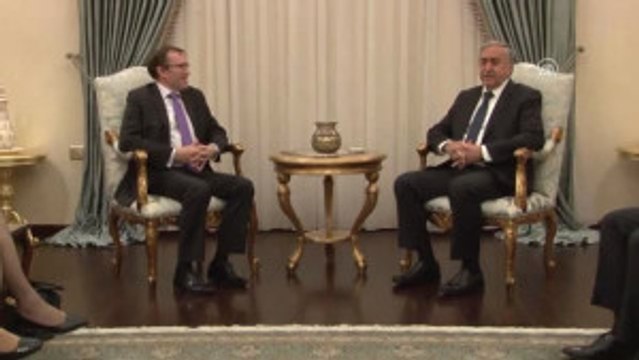 KKTC Cumhurbaşkanı Akıncı, BM Genel Sekreteri'nin Kıbrıs Özel Danışmanı Eide'yi Kabul Etti