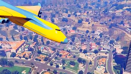 Spiderman Plane Transportation with Lightning Mc Queen and Nursery Rhymes