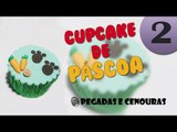 Como Fazer Cupcakes de Páscoa - Pegadas e Cenouras (Modelagens)