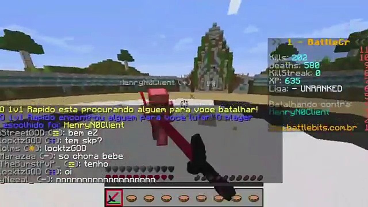 1v1 ThicksetFoil55 vs. HenryN0Client